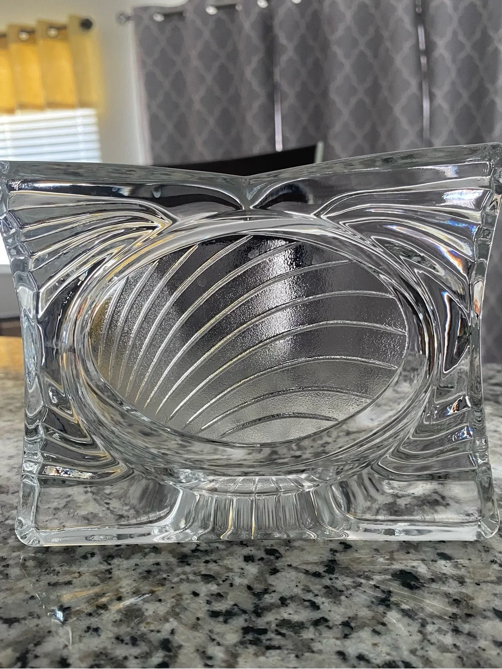 MIKASA Essence Crystal Glass Picture Frame Elegant Home Decor Keepsake Vintage